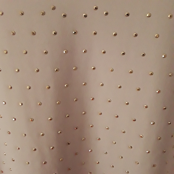 Jennifer Lopez Gold Studded Top Size XS - Picture 4 of 4